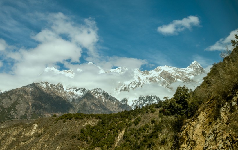 西藏林芝风景微信图片