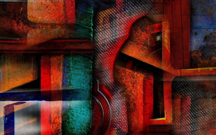 3D创意线条设计微信背景图片 创新