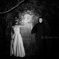 微信欧美范黑白恐怖头像女生 诡异风格的女生头像