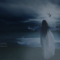 微信欧美范黑白恐怖头像女生 诡异风格的女生头像