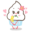 奶油冰淇淋微信表情包 萌萌哒