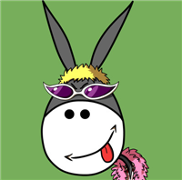 微信当驴遇上海贼王系列卡通头像