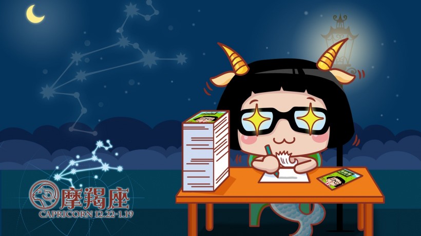 hello菜菜星座卡通微信图片 星座