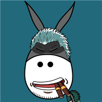 微信当驴遇上海贼王系列卡通头像