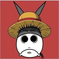 微信当驴遇上海贼王系列卡通头像