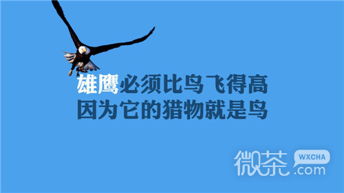励志的文字微信图片 时间是一只飞翔的鸟