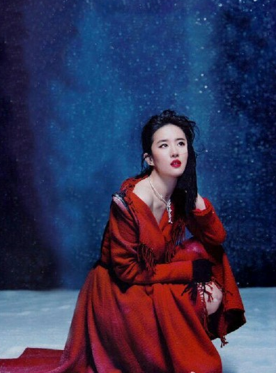 刘亦菲最性感的微信图片 你看过性感版的刘亦菲吗