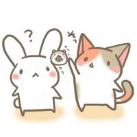 微信二次元动物卡通头像可爱萌 快乐要懂得分享