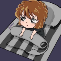 微信日系漫画好想睡觉的图片卡通头像 允许被挥霍的年代叫青春