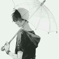 微信黑色主调的个性手绘头像 黑白的承诺还未感慨