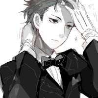 微信黑色主调的个性手绘头像 黑白的承诺还未感慨