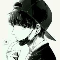 微信黑色主调的个性手绘头像 黑白的承诺还未感慨