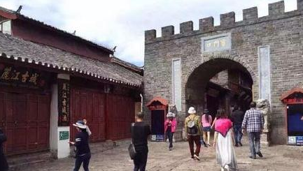 丽江古城街道风景微信图片