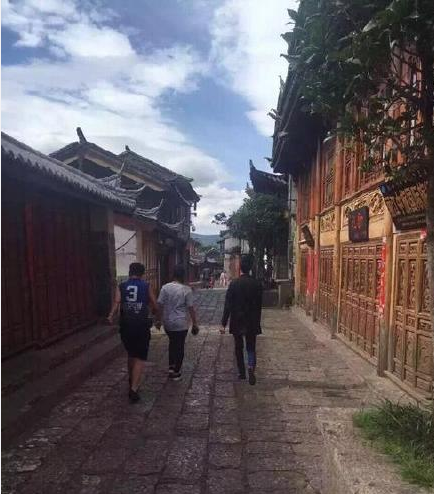 丽江古城街道风景微信图片