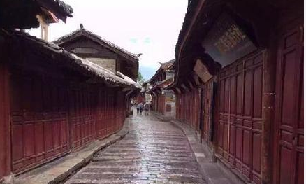 丽江古城街道风景微信图片