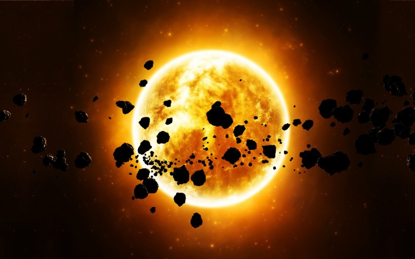 金灿灿的太阳微信图片 太阳系