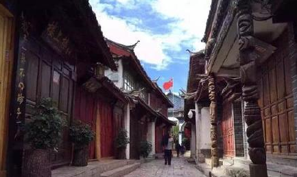 丽江古城街道风景微信图片