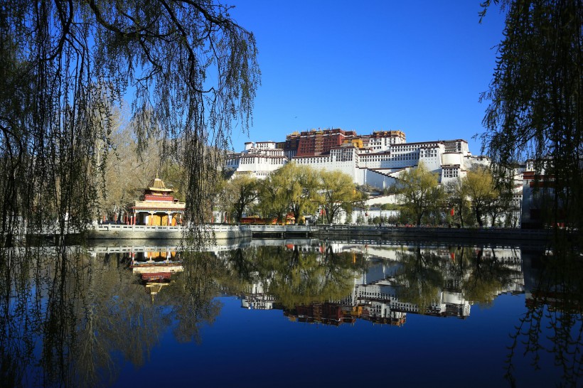 西藏布达拉宫微信图片 世界文化遗产