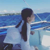 微信女生头像 海边唯美