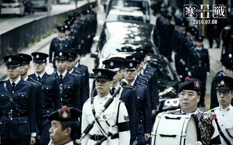 《寒战2》微信高清图片 警匪大片