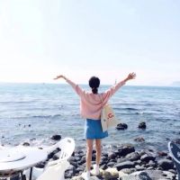 微信女生头像 海边唯美