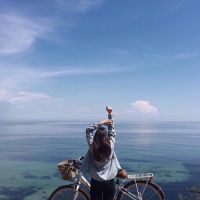 微信女生头像 海边唯美