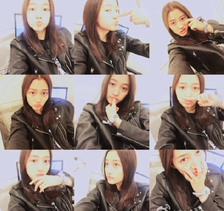 关晓彤备战高考微信图片 2016高考加油