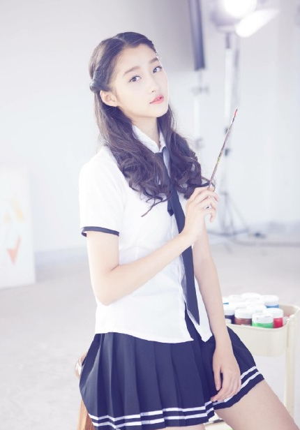 关晓彤备战高考微信图片 2016高考加油