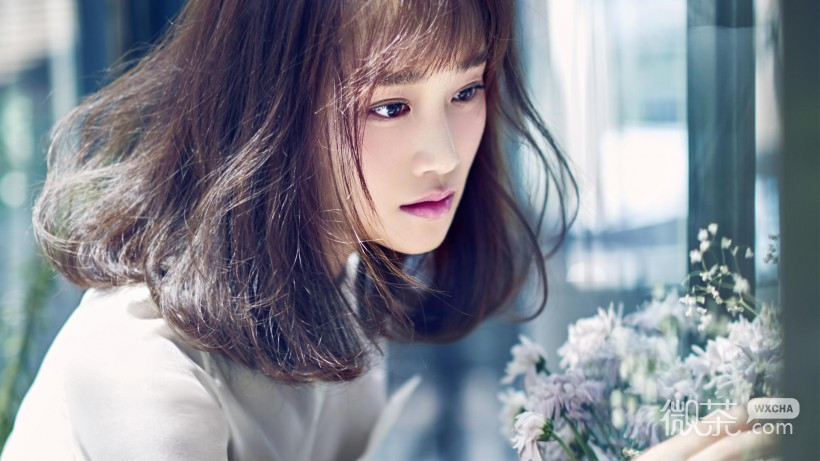 美女演员蓝盈莹微信图片