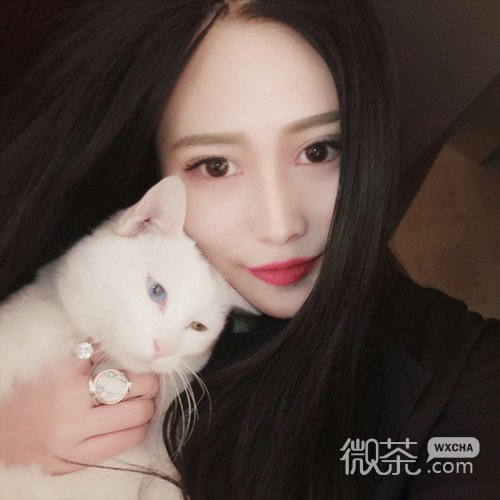 大眼美女微信图片 有缘无份的时候好聚好散