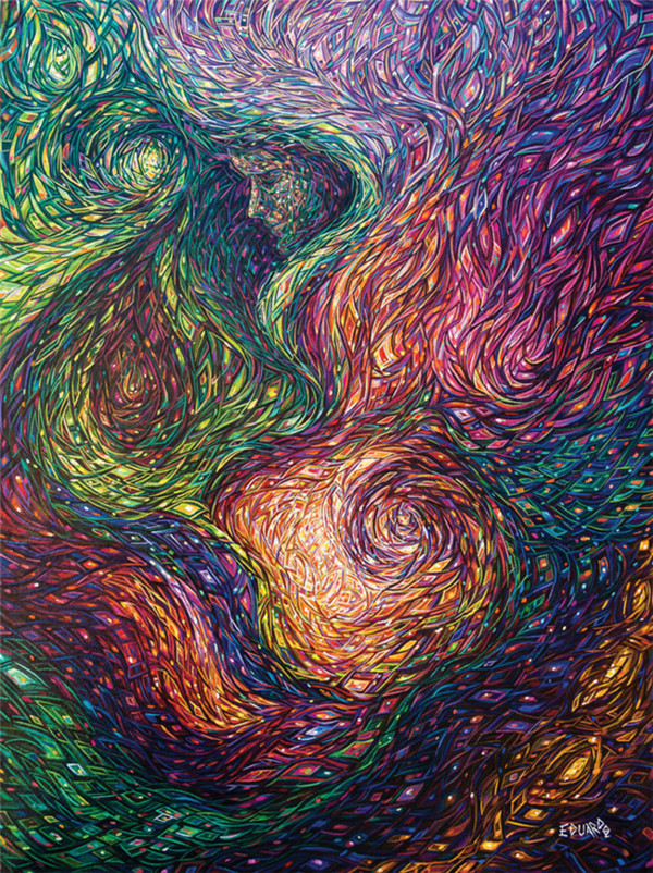 唯美抽象派几何概念艺术微信图片 抽象派