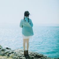 微信夏天来了的女生头像海边意境 适合夏至用的微信头像