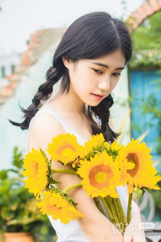 唯美清纯美少女微信图片 花季少女