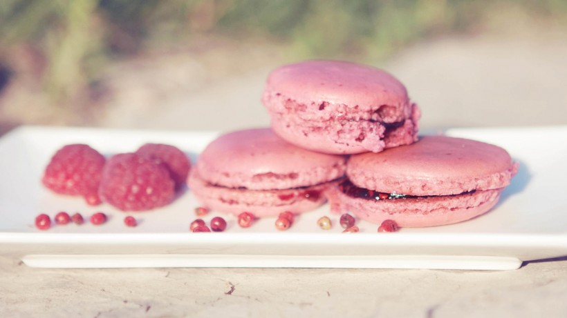 唯美美味甜点马卡龙微信图片 法式小圆饼