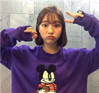 微信短发齐刘海女生头像小清新韩版 就算梦不完整