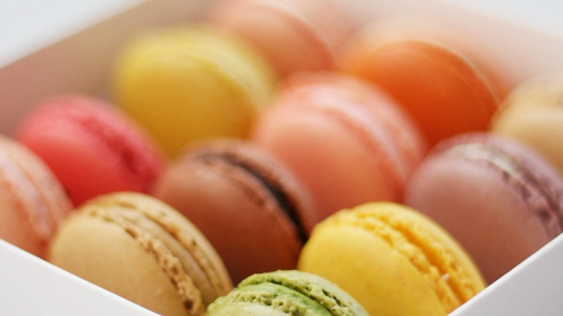 唯美美味甜点马卡龙微信图片 法式小圆饼