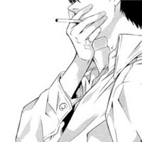 微信手绘男生吸烟头像黑白超拽 你若有颗不屈的灵魂