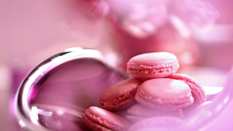 唯美美味甜点马卡龙微信图片 法式小圆饼