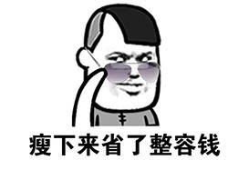 金馆长恶搞减肥微信表情包 一胖毁所有