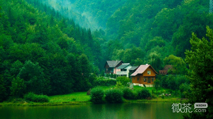 自然山水微信高清图片  山明水秀
