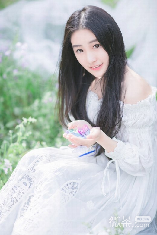 唯美清纯少女微信高清图片