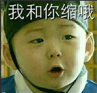 wuli宋民国表情包可爱微信群表情包 我和你缩哦