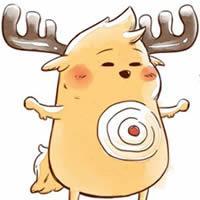 微信手绘水染画卡通头像 不留给我一丝机会