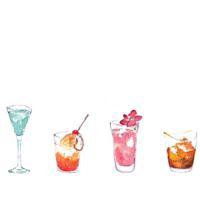 微信手绘水染画卡通头像 不留给我一丝机会