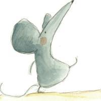 微信手绘水染画卡通头像 不留给我一丝机会