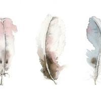 微信手绘水染画卡通头像 不留给我一丝机会