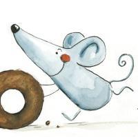 微信手绘水染画卡通头像 不留给我一丝机会