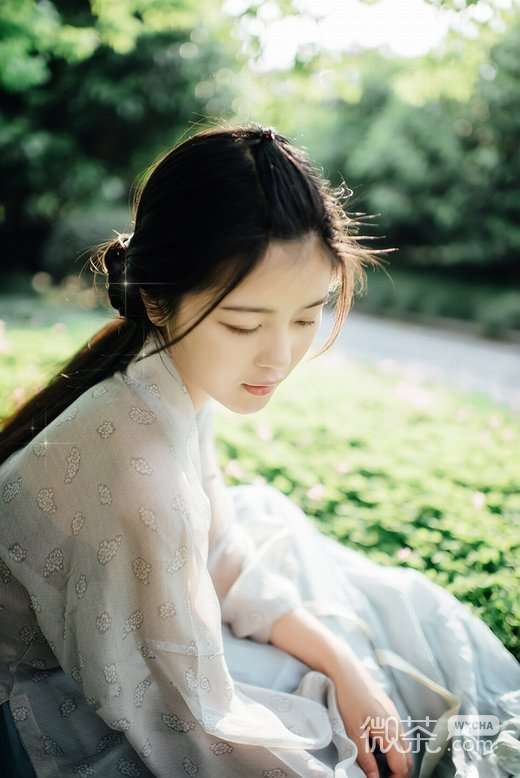 唯美清纯少女微信高清图片 情窦初开