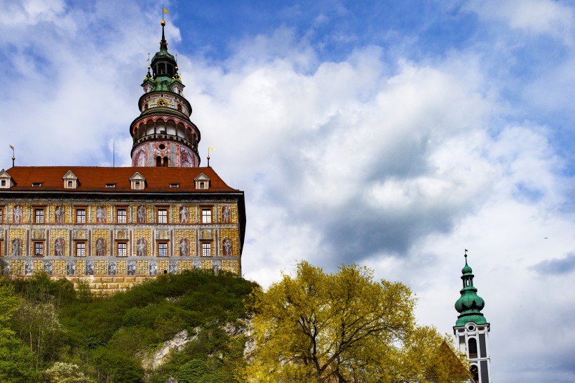 捷克克鲁姆洛夫风景微信图片 世界文化遗产之一