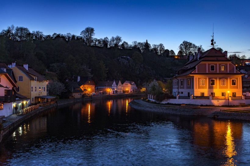 捷克克鲁姆洛夫风景微信图片 世界文化遗产之一